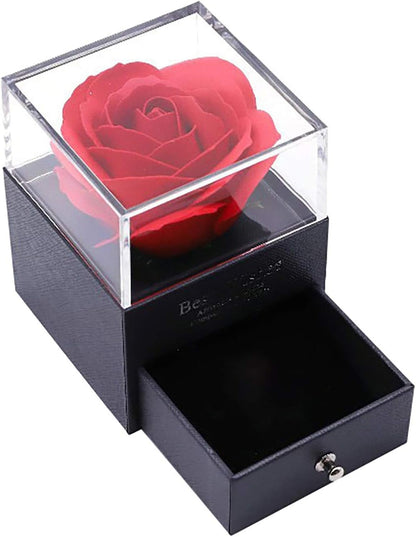 Caja con Rosa Eterna - Un Detalle Elegante y Duradero